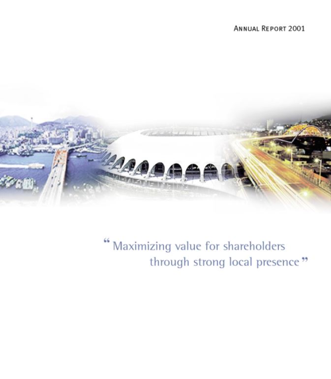 pusan bank 2001 Annual Report